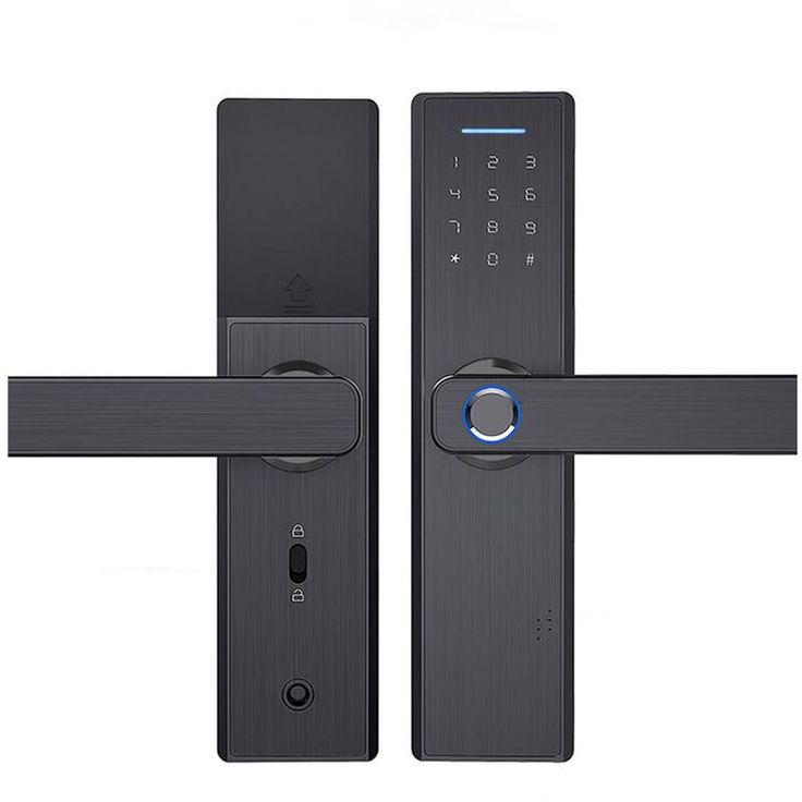 Serrure de porte électronique WiFi APP mot de passe serrures de porte biométriques intelligentes à empreintes digitales serrure de porte d'hôtel à